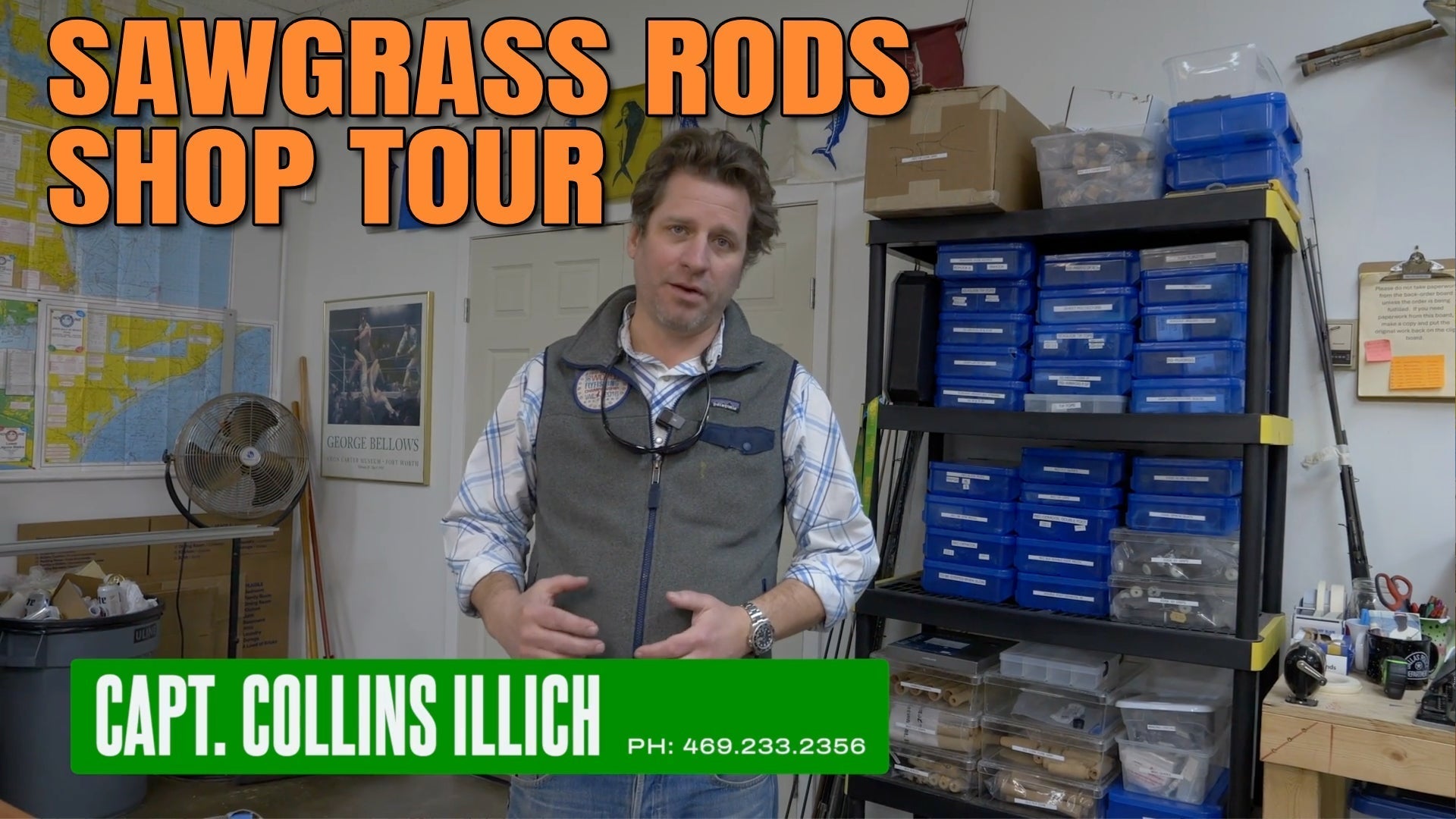 Sawgrass Fishing Rods Shop Tour