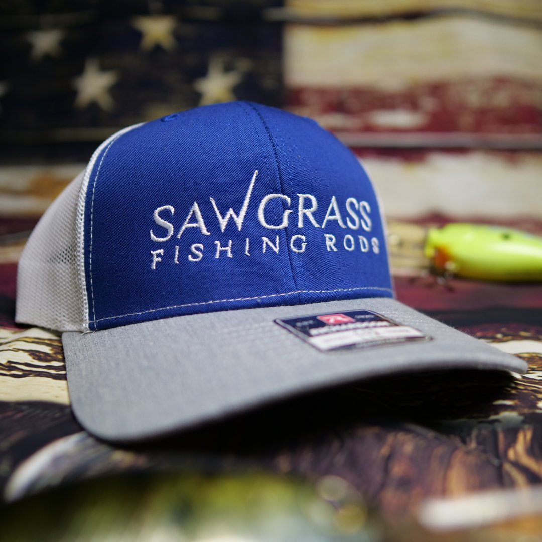 Sawgrass Fishing Hat Blue-White